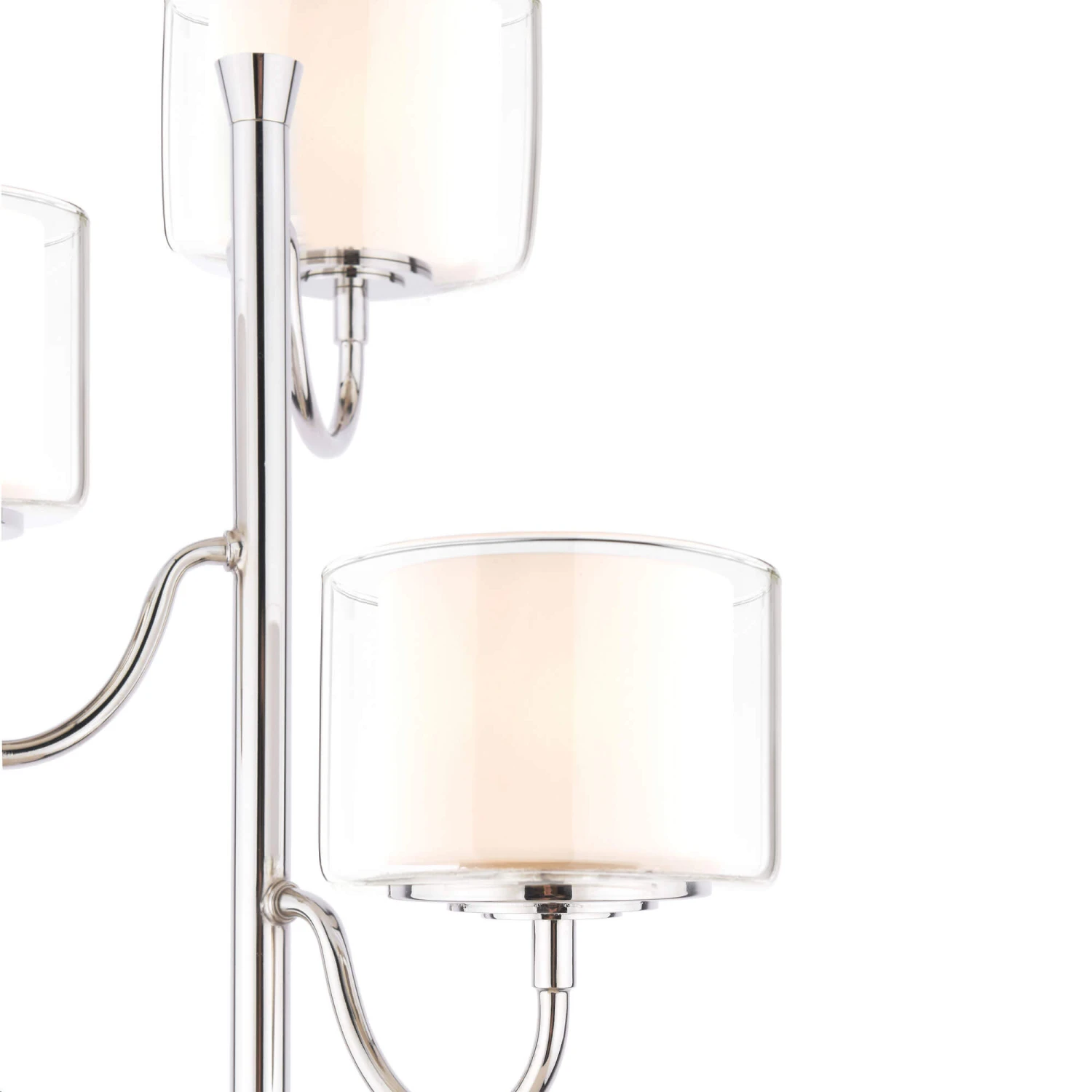 Laura Ashley Southwell Polished Nickel 3 Light Floor Lamp 4 Laura Ashley Southwell Polished Nickel 3 Light Floor Lamp - Image 4