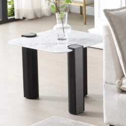 Mistral White Lamp Table