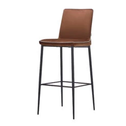 Bontempi Nata Chestnut High Bar Stool