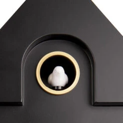 Cuckoo Black Wall Clock -Housingunits 5580745d3dc802855e10c219d050c18e