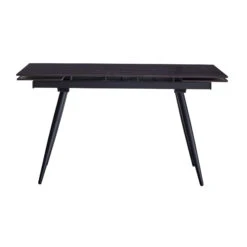 Nero Black & Bronze Extending Sintered Stone Dining Table -Housingunits 56ffd21bcce6c17884f8c65470bf6531