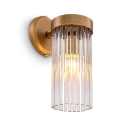 Eichholtz Carnero Antique Brass Wall Lamp