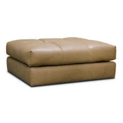Alexander & James Tod Camel Leather Footstool -Housingunits 578ac80b3f3af765d519353811ff75bf