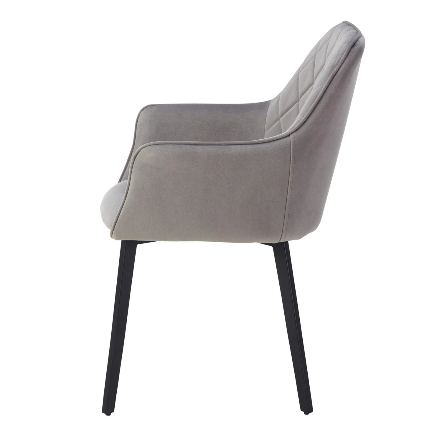 Rochelle 120cm Round Mango Wood & Marble Dining Table & 4 Bronx Grey Velvet Chairs 5 Rochelle 120cm Round Mango Wood & Marble Dining Table & 4 Bronx Grey Velvet Chairs - Image 5