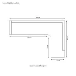 Casper Grey Fabric Corner Sofa (Right) -Housingunits 59658d491e50878559d464939806efd0
