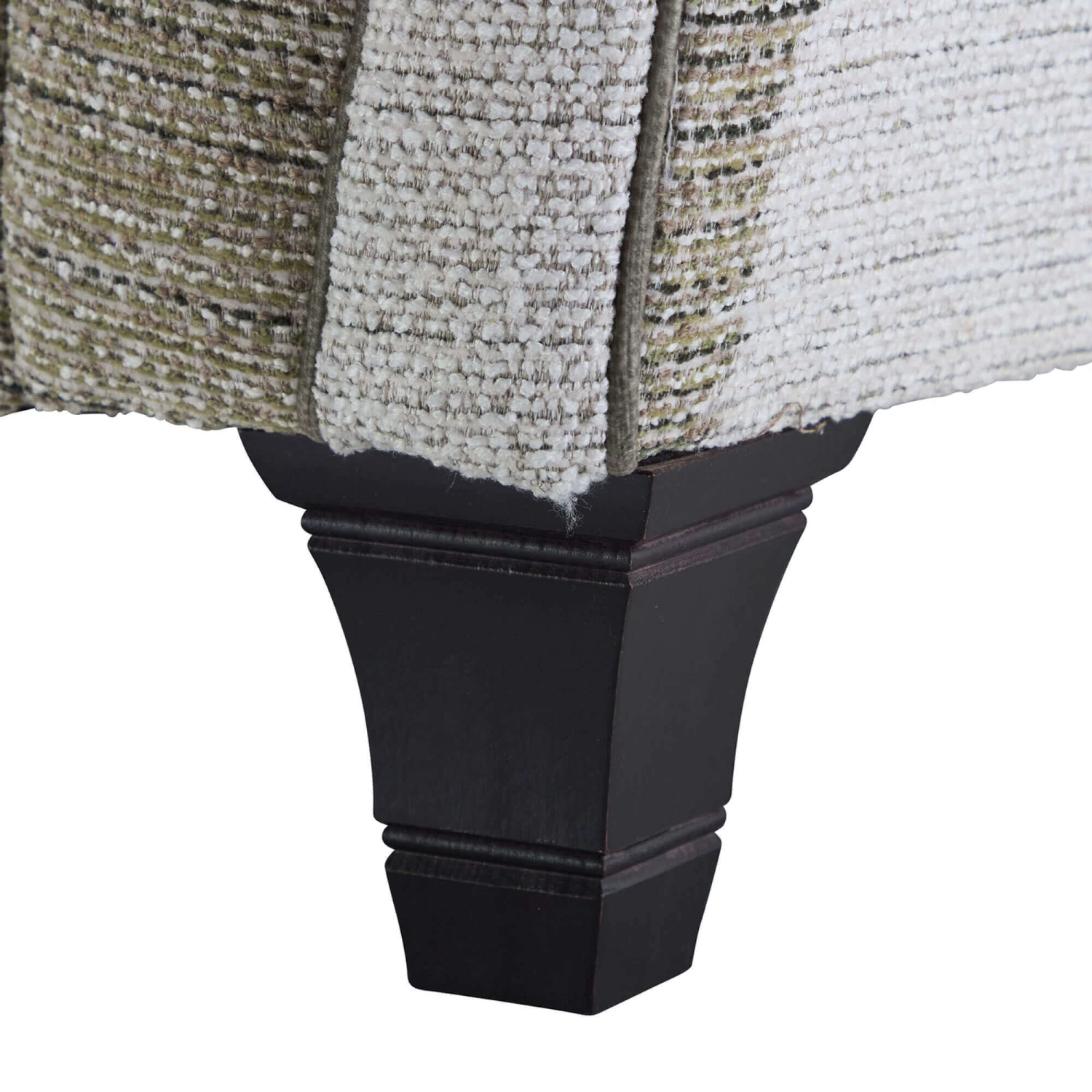 Parker Knoll Harlow Stripe Moss Green Fabric Grand Pillow Back Sofa 7 Parker Knoll Harlow Stripe Moss Green Fabric Grand Pillow Back Sofa - Image 7