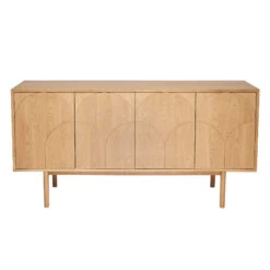 Ercol Amalfi Natural Oak 4 Door Sideboard