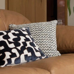 Scatter Box Braden Blue & Cream Cushion