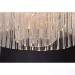 Sulmona Nickel & Glass Flush Ceiling Light -Housingunits 5a0763929b79f7723a25223d360e79b8