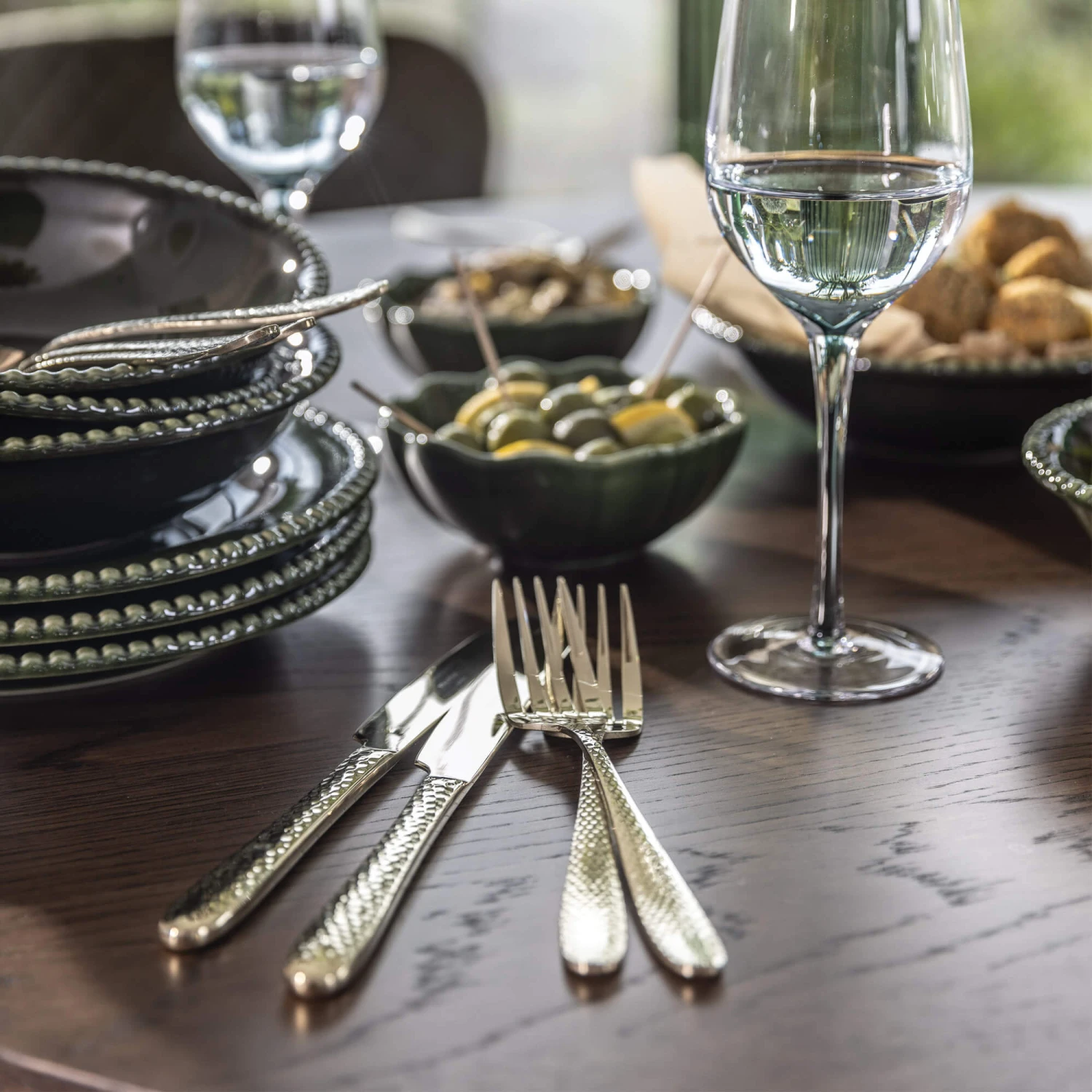 Annika 120cm Dining Table And 4 Toby Olive Dining Chairs 3 Annika 120cm Dining Table And 4 Toby Olive Dining Chairs - Image 3