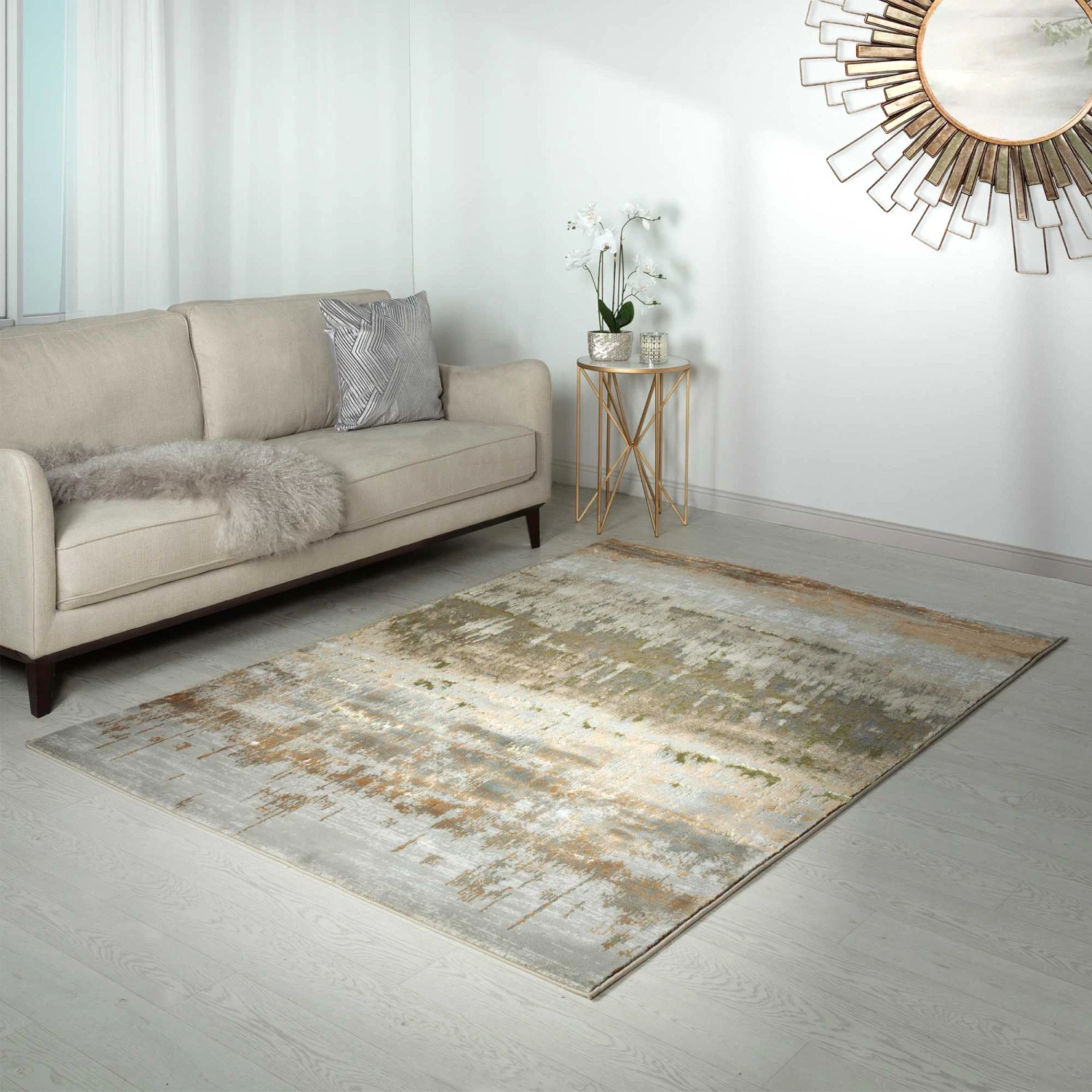 Aurora Dune 120cm X 170cm Abstract Pattern Rug 2 Aurora Dune 120cm X 170cm Abstract Pattern Rug - Image 2
