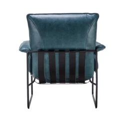 Manhattan Blue Leather Relaxa Lounge Chair -Housingunits 5ad0e021120f437caa9dd8dd94fa2f75 1