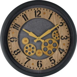 Libra Palladium Mini Dials Black Clock