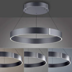 Enzo Grey Motorised Round Pendant Light -Housingunits 5c66cbce8720095beb20a0c790503015