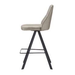 Athenia Counter Bar Stool In Light Grey -Housingunits 5c6aba0b5ee5edb1df8204bcd439659e
