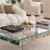 Naturalis Wood And Glass Coffee Table