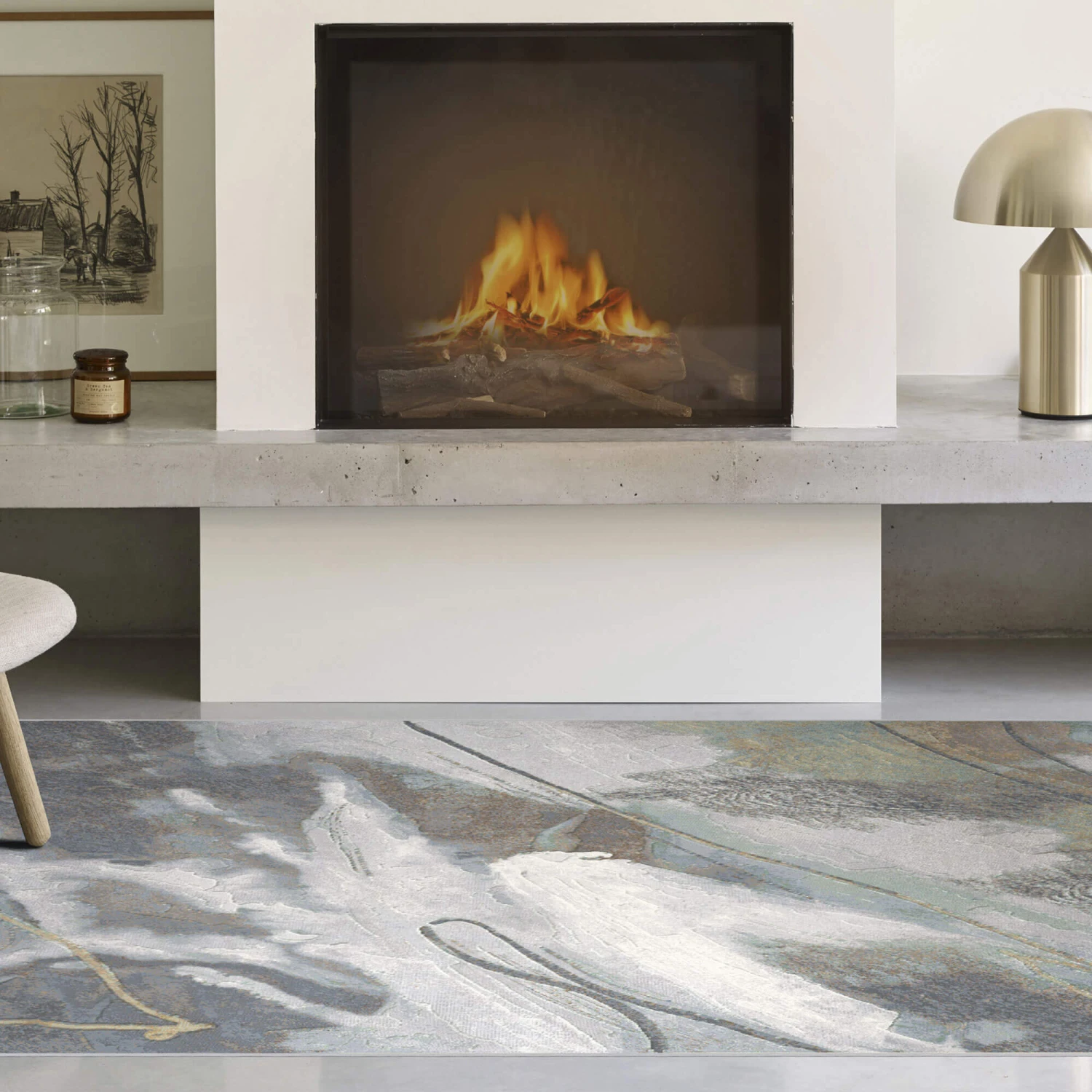 Galleria Navy Cream 200cm X 290cm Rug 1 Galleria Navy Cream 200cm X 290cm Rug