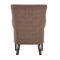 Tetrad Mackenzie Brown Herringbone Fabric Armchair -Housingunits 5e414a25fe7d28bc2e43e08ef4fba4f1