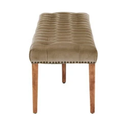 Jacob 200cm Taupe Velvet Straight Dining Bench -Housingunits 5ef8326c0de8ff0aedf8c7ced52e830a