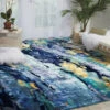 Prismatic Silver Blue Rug Collection