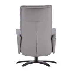 Axbridge Dark Grey Leather Electric Recliner Chair -Housingunits 5f153ab4e6db654383b8dd635961ae16