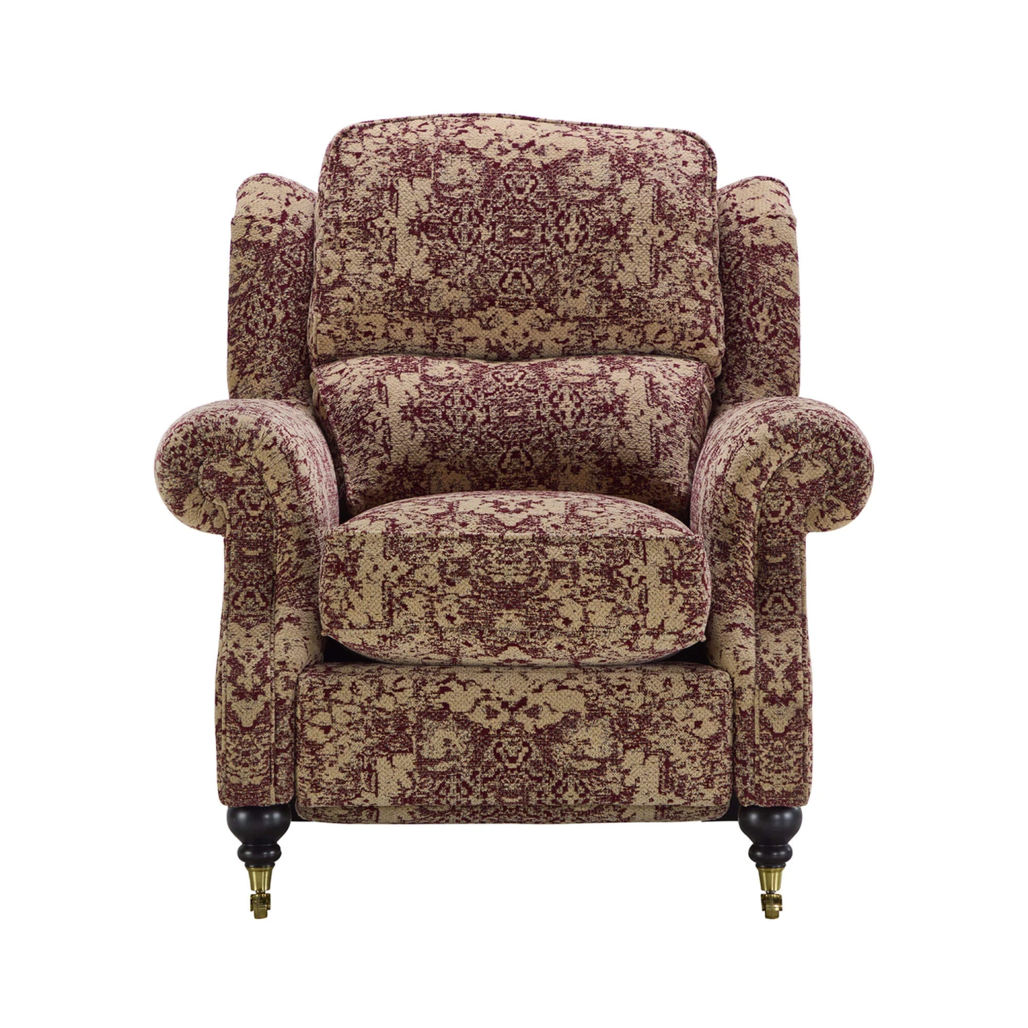 Parker Knoll Oakham Claret Red Fabric Powered Footrest Armchair 1 Parker Knoll Oakham Claret Red Fabric Powered Footrest Armchair