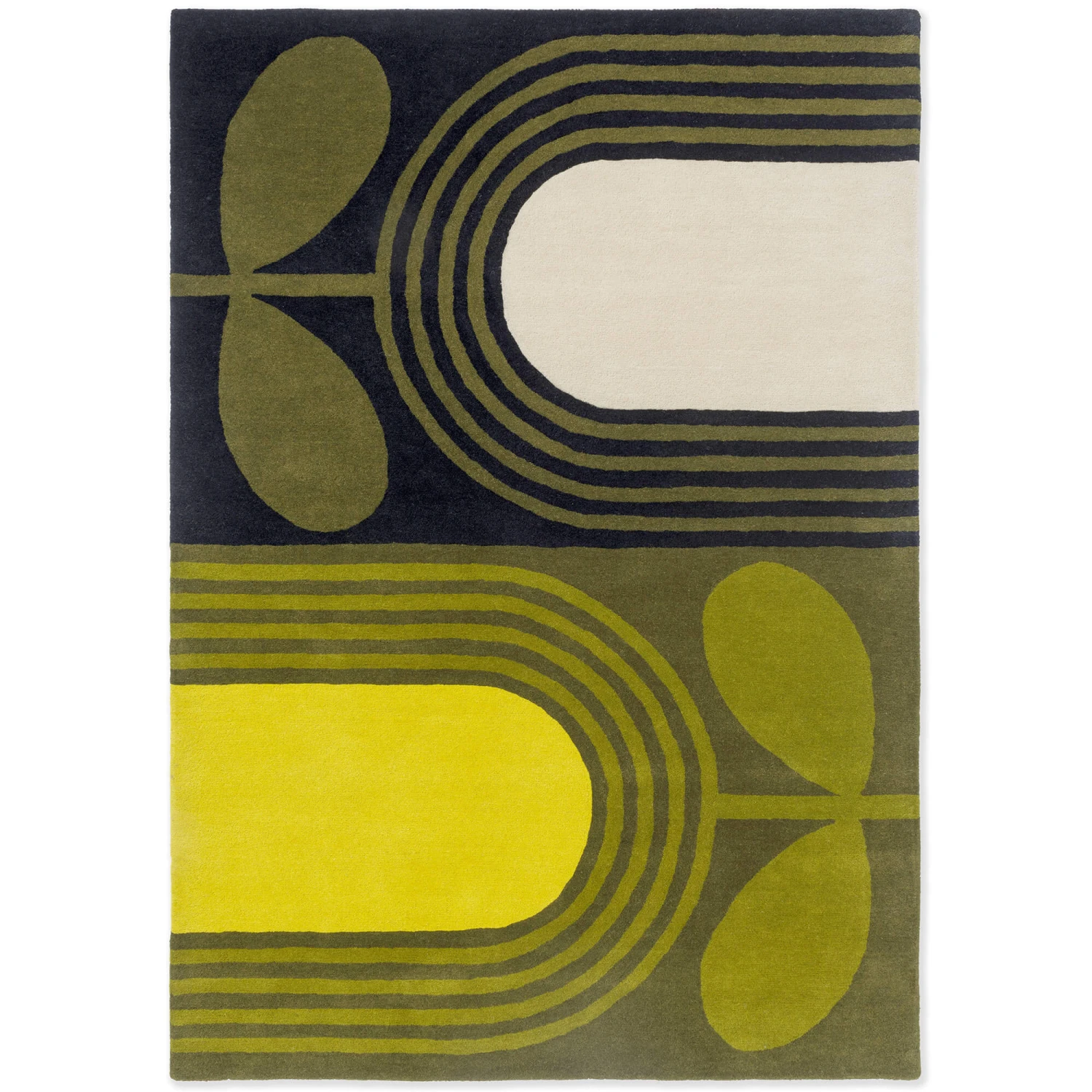 Orla Kiely Striped Tulip Seagrass Rug 3 Orla Kiely Striped Tulip Seagrass Rug - Image 3