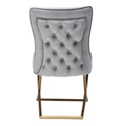 Olivia James Hemingway 220cm Mahogany Oak & Gold Dining Table & 6 Grey Chairs With Gold Legs 24 Olivia James Hemingway 220cm Mahogany Oak & Gold Dining Table & 6 Grey Chairs With Gold Legs -Housingunits 6111091d4c6c01823659eb7f74847bfe 1