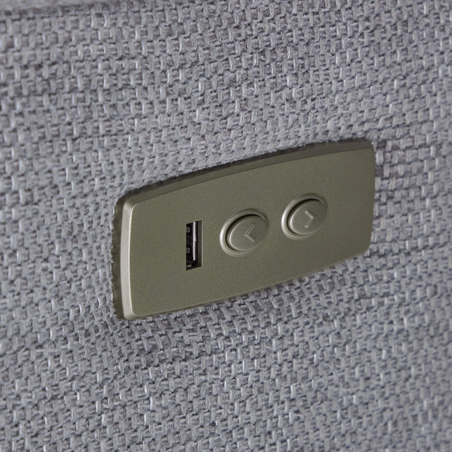 Houston Grey Fabric 3 Seater Power Recliner Sofa 10 Houston Grey Fabric 3 Seater Power Recliner Sofa - Image 10