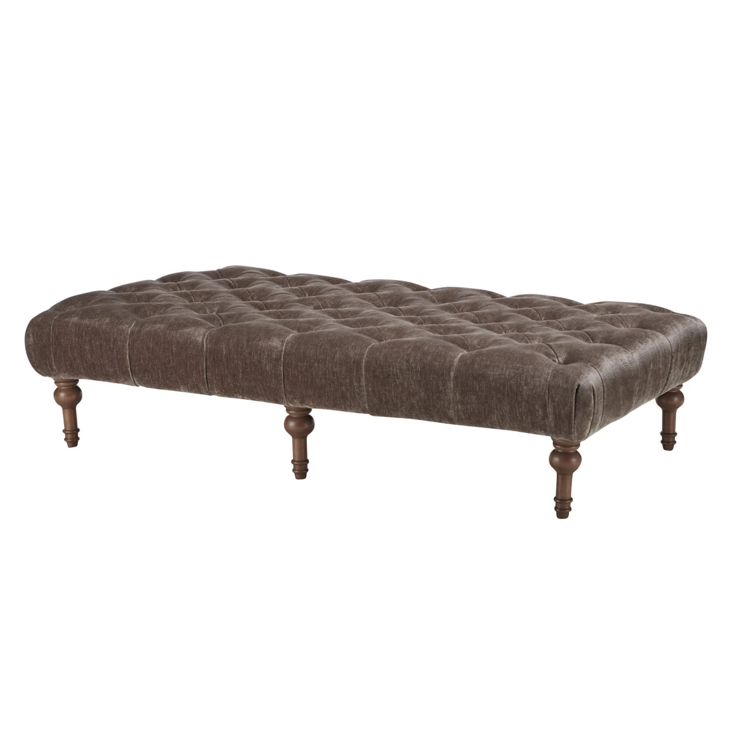 Alexander & James Viceroy Berlin Lichen Buttoned Footstool 2 Alexander & James Viceroy Berlin Lichen Buttoned Footstool - Image 2