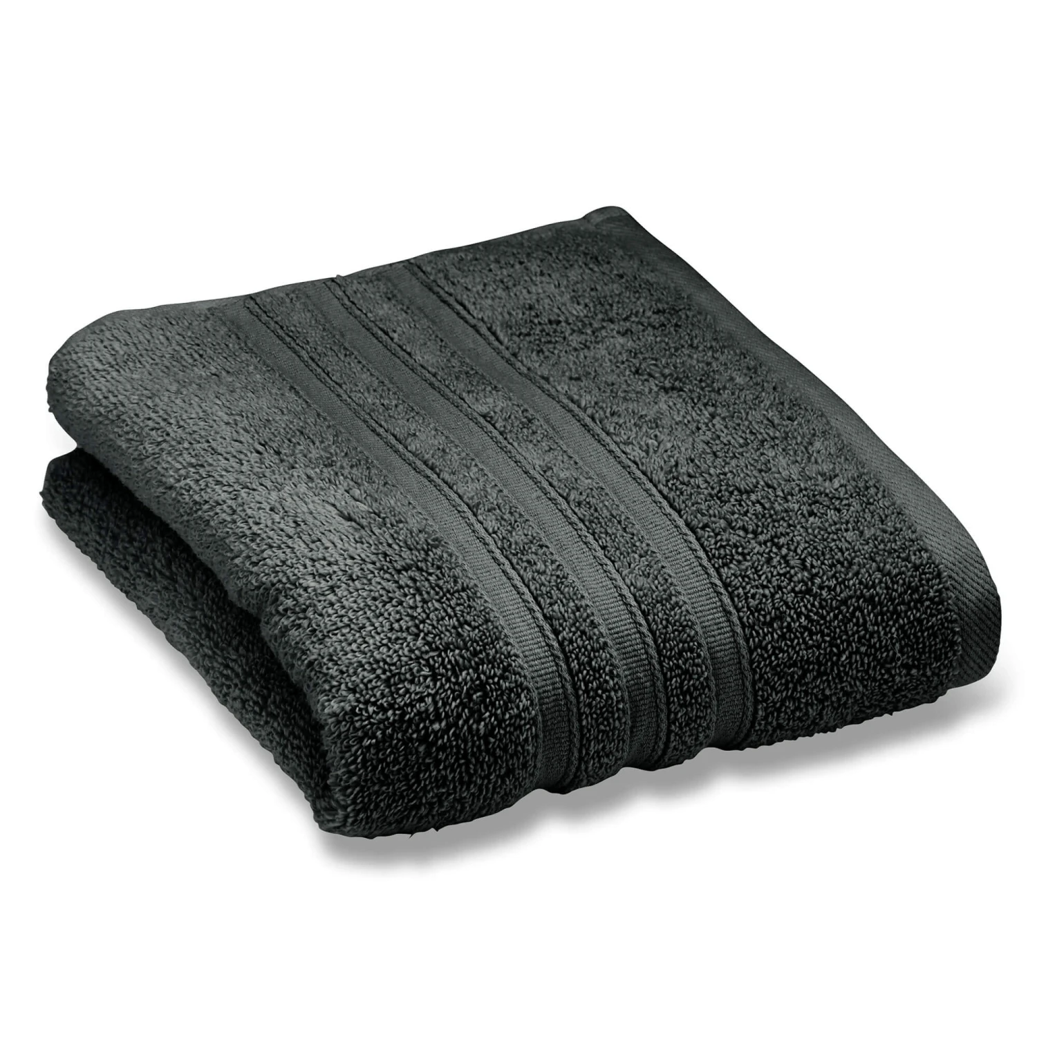 Zero Twist Charcoal Grey Bath Sheet 2 Zero Twist Charcoal Grey Bath Sheet - Image 2