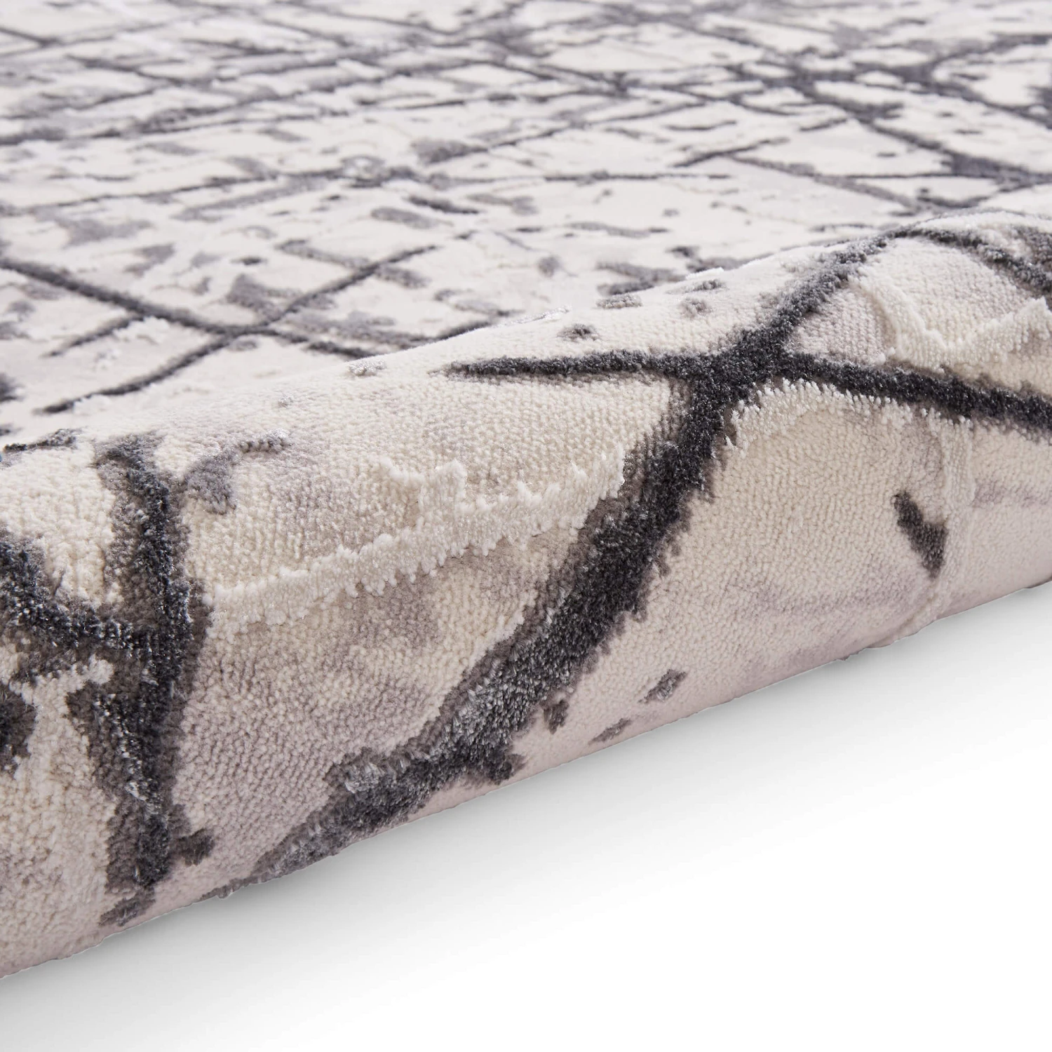 Artemis Abstract Silver 120x170cm Rug 5 Artemis Abstract Silver 120x170cm Rug - Image 5