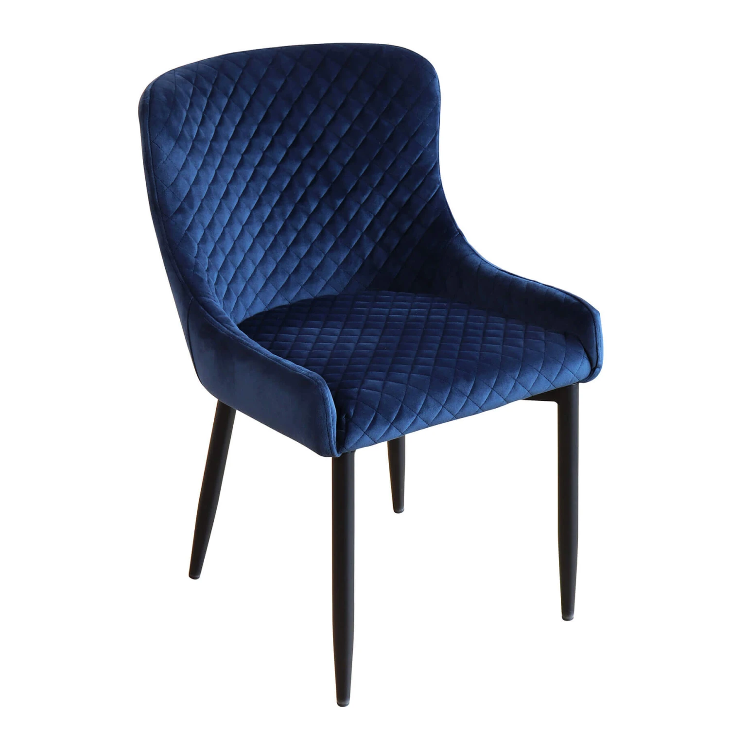 Bronx 160cm Dining Table & 4 Toby Blue Velvet Chairs 7 Bronx 160cm Dining Table & 4 Toby Blue Velvet Chairs - Image 7