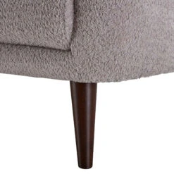 Adrienne Grey Boucle Fabric Loveseat -Housingunits 62032a87415e812c82770e23b277b5b0