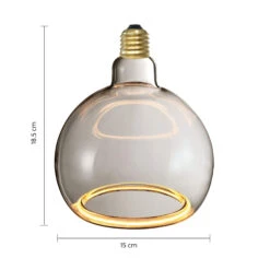 Aura Smoked Glass LED 15cm Sphere Bulb 5 Aura Smoked Glass LED 15cm Sphere Bulb -Housingunits 62b26f213f7e95b1611eca26525e67cf 1