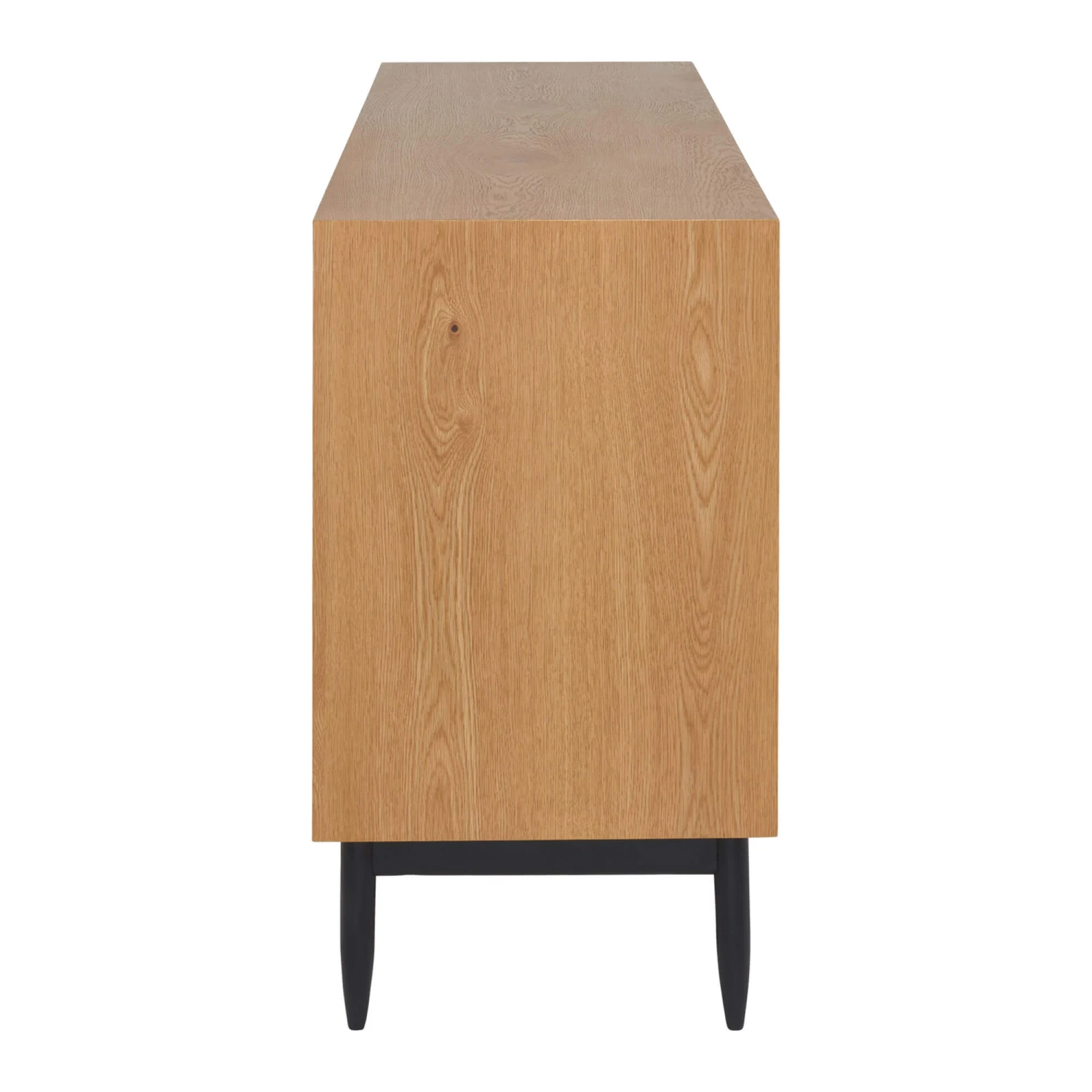 Ercol Monza Large Black Oak 2 Door 3 Drawer Sideboard 4 Ercol Monza Large Black Oak 2 Door 3 Drawer Sideboard - Image 4