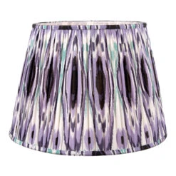 Ezra Lilac Patterned 45cm Shade