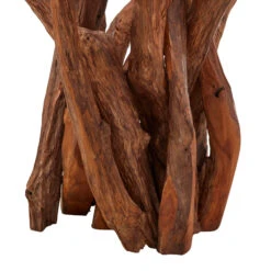 Java Teak 130cm Round Dining Table With 4 Eros Beige Dining Chairs -Housingunits 6353afe4608dbc8f88812973e4b1e88c