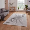 Creation Burst Silver Helix 160x230cm Rug