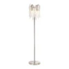 Wisteria Polished Nickel & Crystal 4 Light Floor Lamp