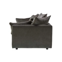 Gabriella Dusk Charcoal Fabric Extra Large Pillow Back Split Sofa -Housingunits 64731b6cd983884386d8894d6b949b3a