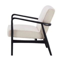 Hansen Black Wooden Accent Armchair 6 Hansen Black Wooden Accent Armchair -Housingunits 6499438b99db4a0f782cba0761517791