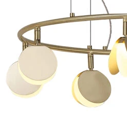 Shell Gold 8 Light Pendant -Housingunits 6599ffe7f81b6d3634401d9c0bfb970b 1