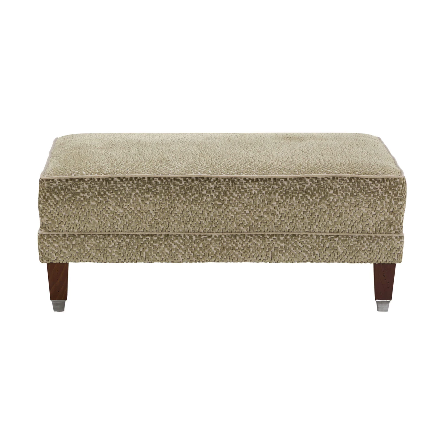 David Gundry Hoxton Camino Dot Sage Fabric Footstool 1 David Gundry Hoxton Camino Dot Sage Fabric Footstool