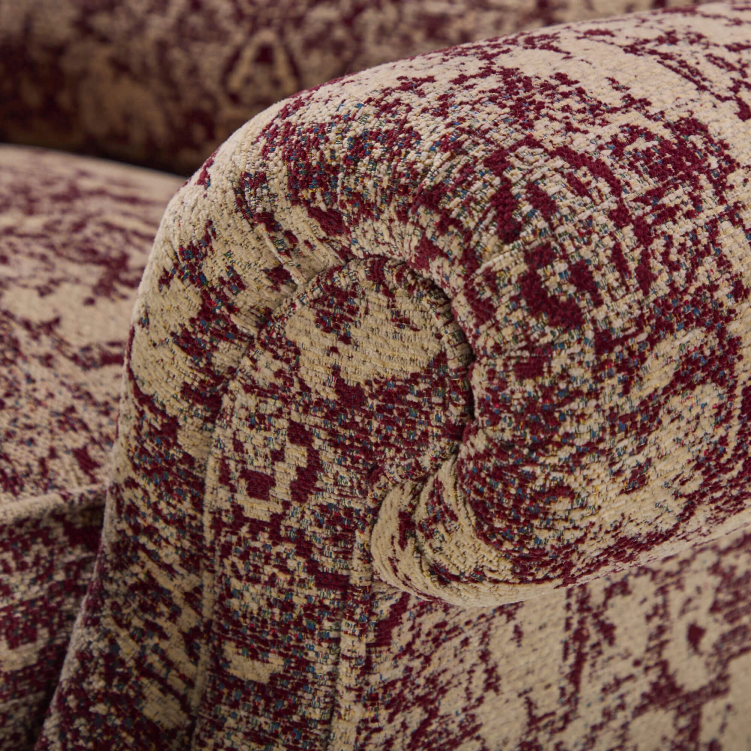 Parker Knoll Oakham Claret Red Fabric Powered Footrest Armchair 5 Parker Knoll Oakham Claret Red Fabric Powered Footrest Armchair - Image 5