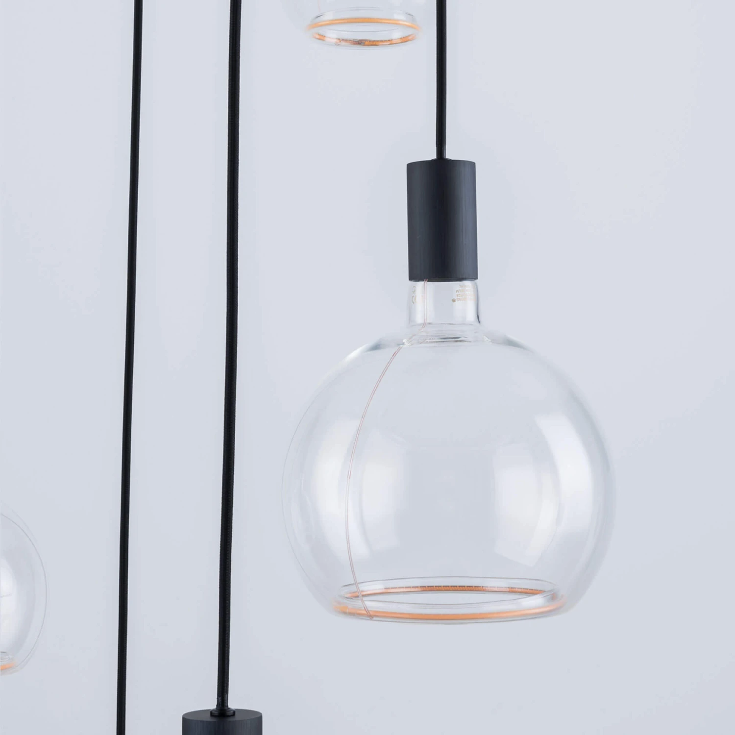 Aura Black 6 Light Ceiling Plate 4 Aura Black 6 Light Ceiling Plate - Image 4