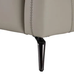 Lariano Light Grey Leather Armchair -Housingunits 66947626e4fd9a6cd14402569cf212dd