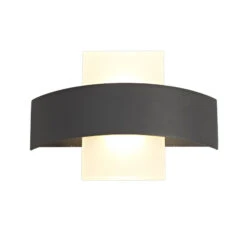 Mena Anthracite Outdoor Wall Light