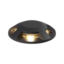 Rough Anthracite 4 Light Outdoor Above Ground Light