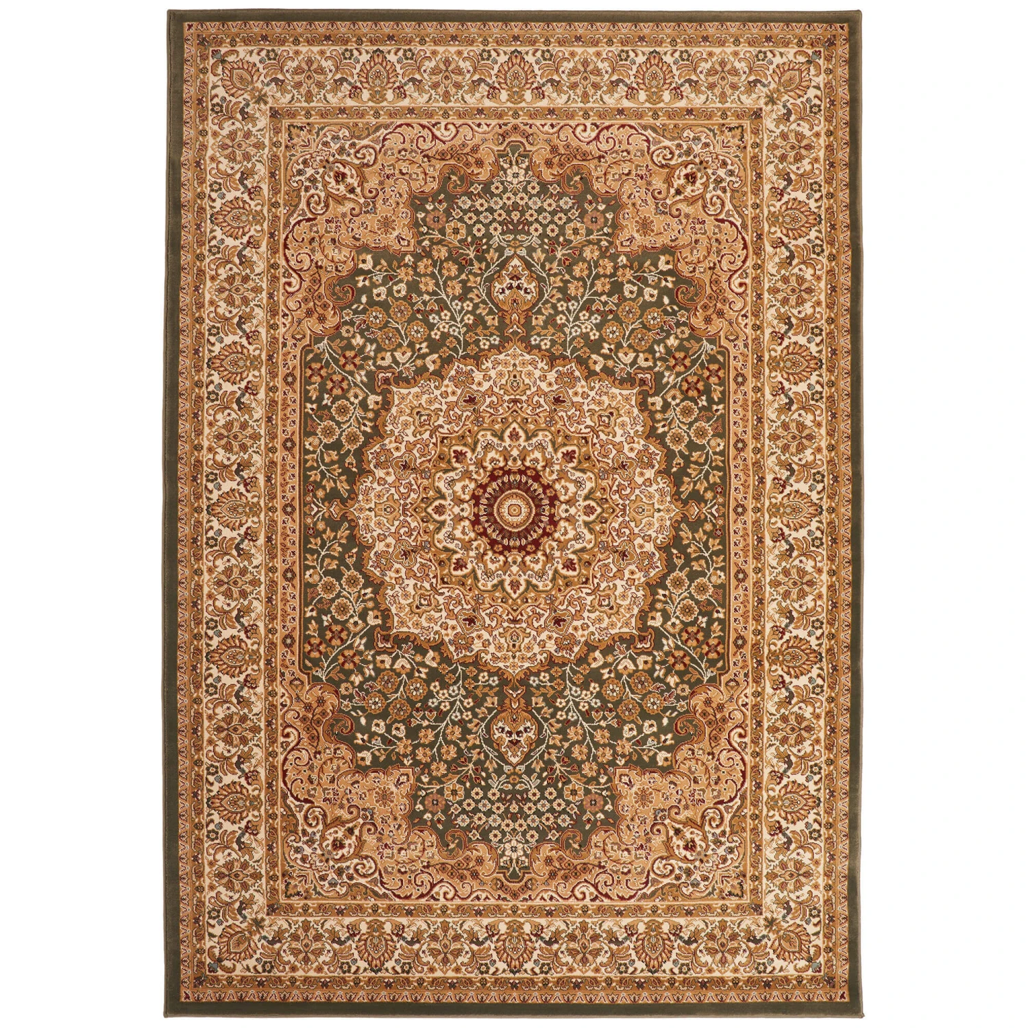 Grand Heritage Green 120cm X 170cm Rug 2 Grand Heritage Green 120cm X 170cm Rug - Image 2